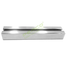 Custom made 201 304 316 301 stainless steel slotted railing pipes square grooved slot tube pipe